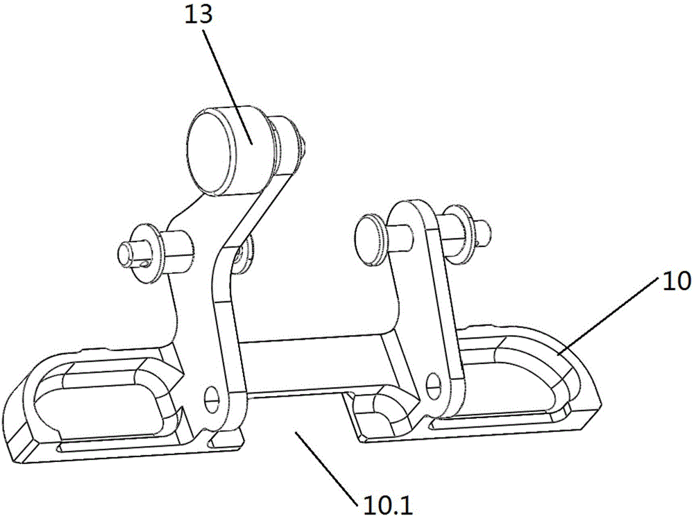 Outer handle mechanism of upward-downward opening type emergency exit