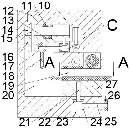 Automatic tin soldering device with adjustable tin soldering length