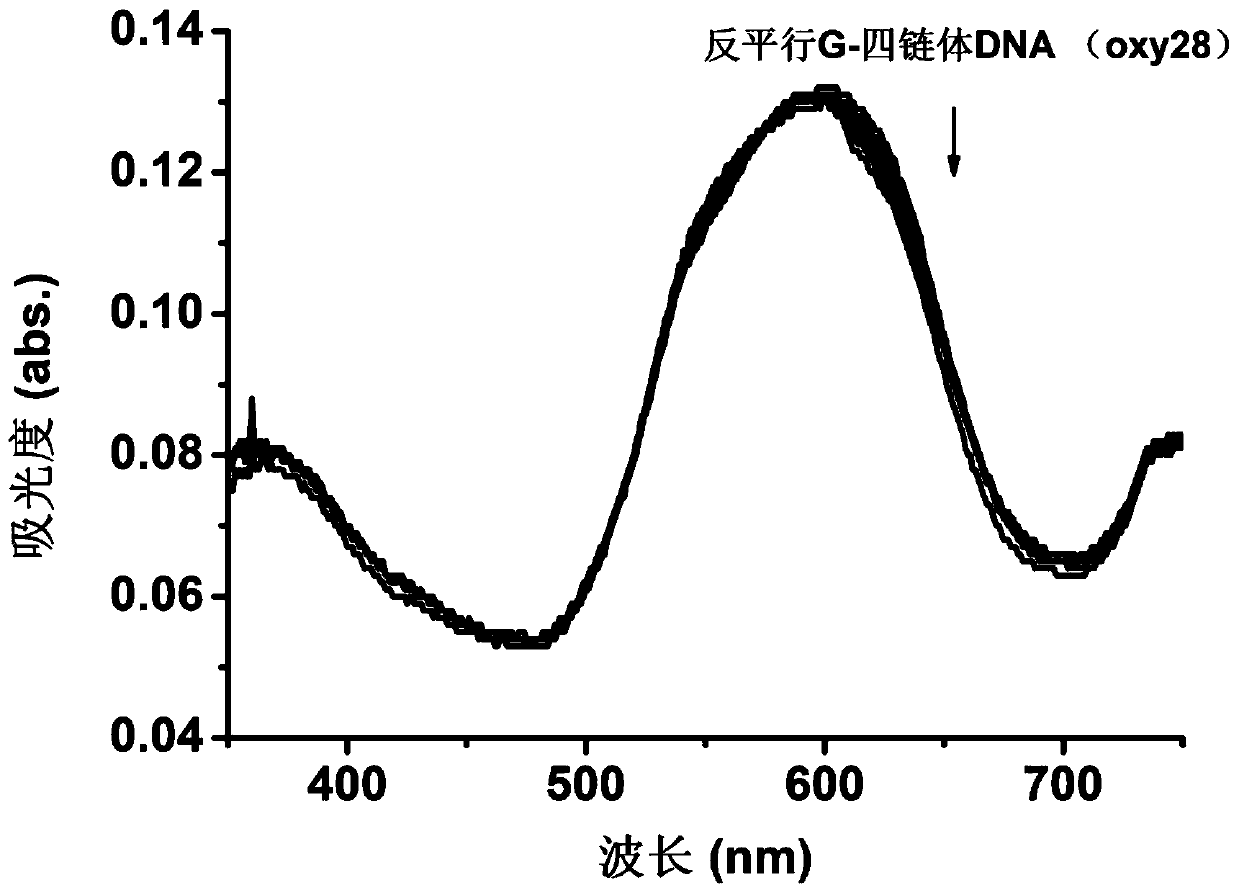 Preparation method of parallel-configuration G-quadruplex DNA probe for specific detection