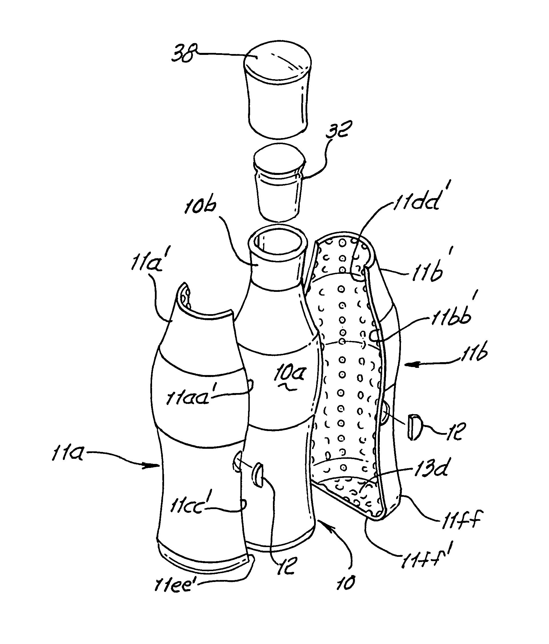 Protection of glass bottle