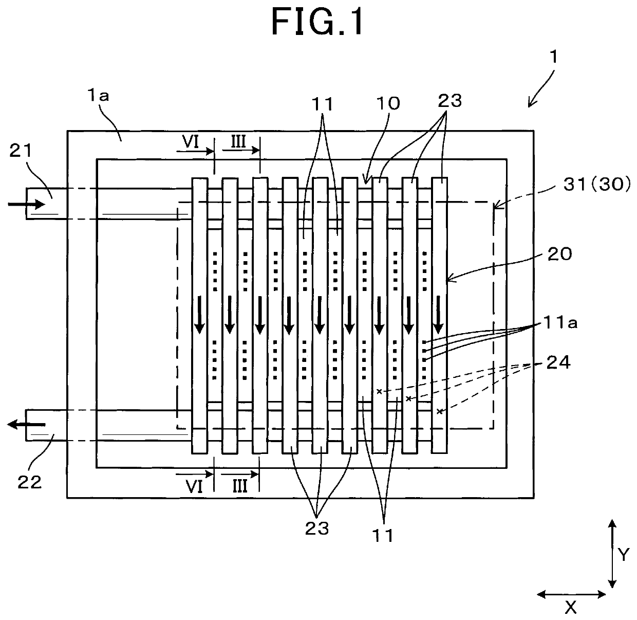 Semiconductor device having switching element suppressing potential variation