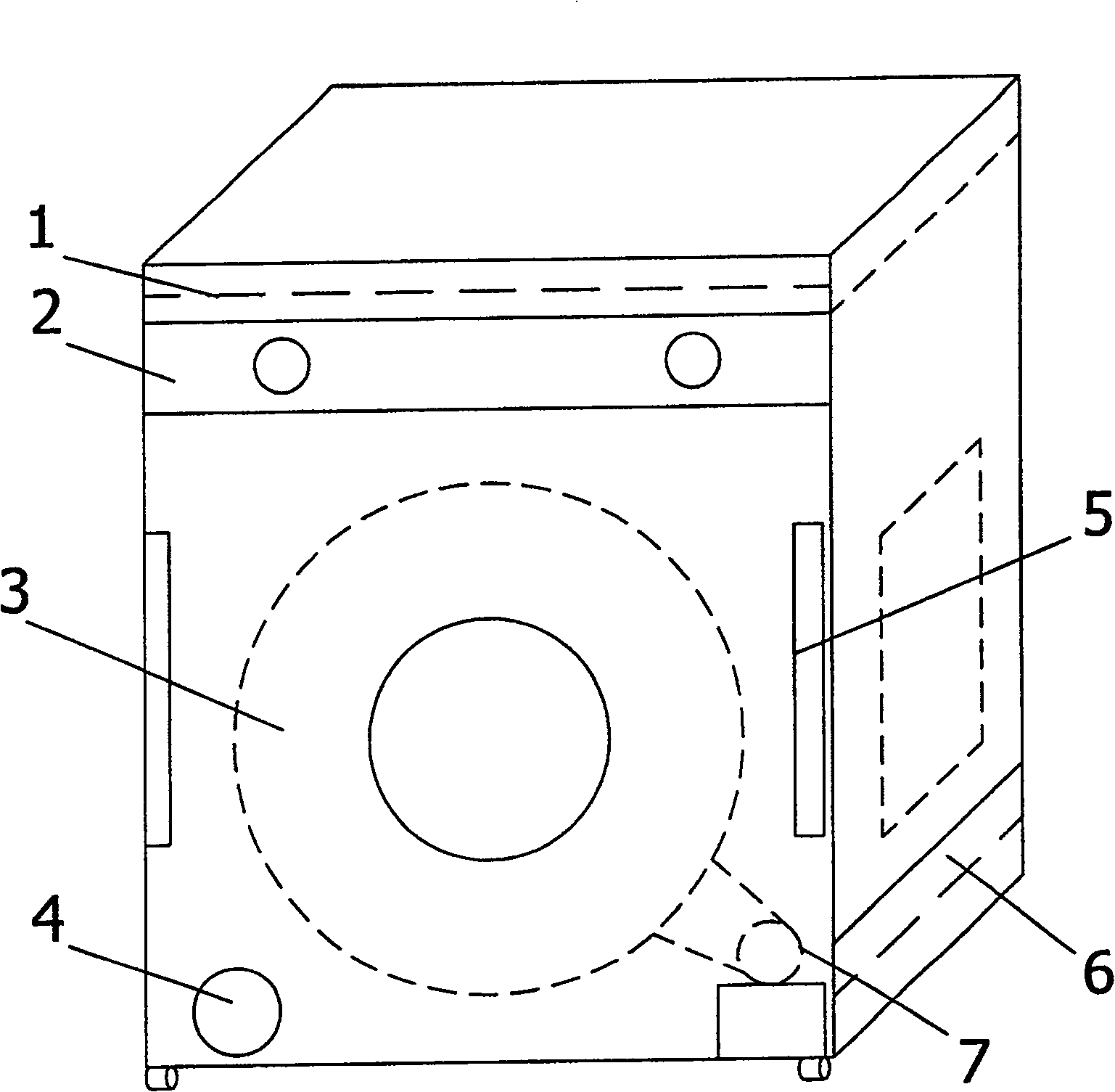 Conjoined multifunctional device for realizing drying, sterilization and flatiron