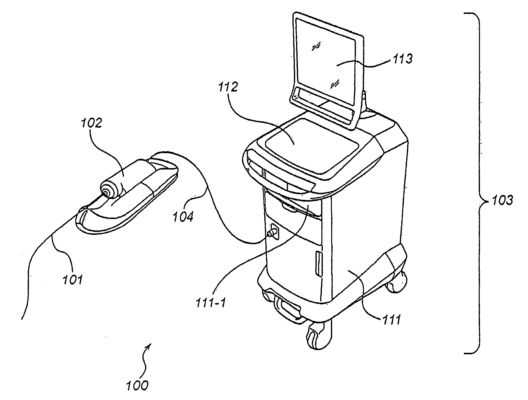 Probe, image diagnostic system and catheter