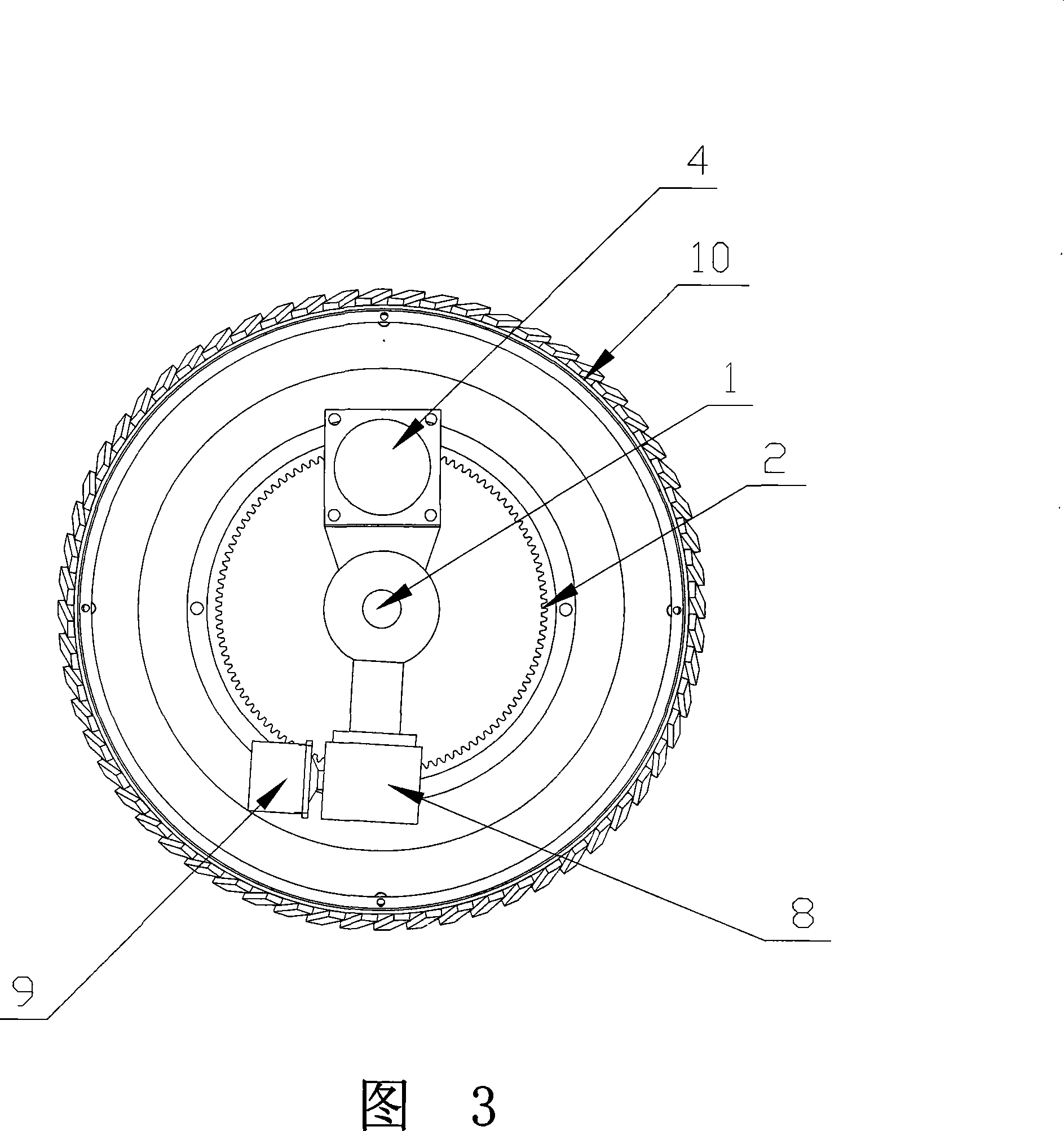 Hub for embedded independent driving system and steering system