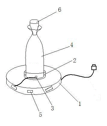 USB hub with aromatherapy bottle