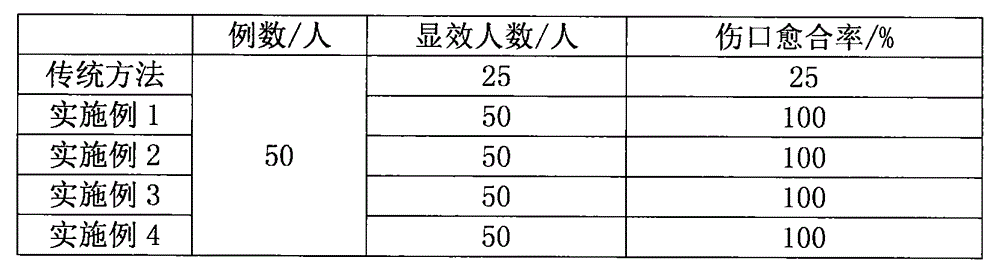 Traditional Chinese medicinal composition for treating general surgical wound