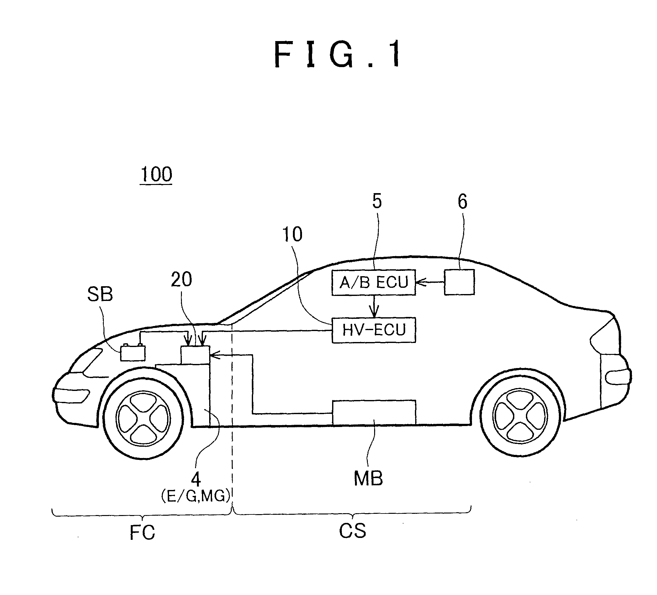 Motor vehicle having traction motor