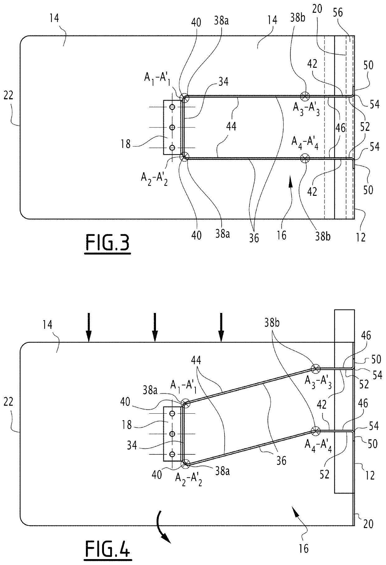 Device for fixing a table top