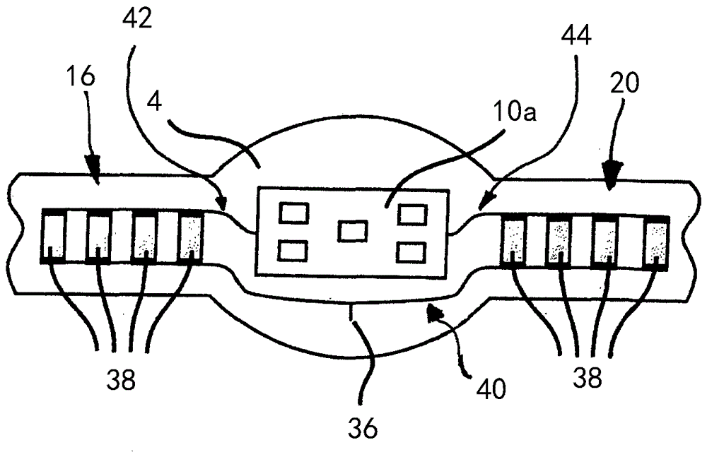 Device for an impedance tomograph