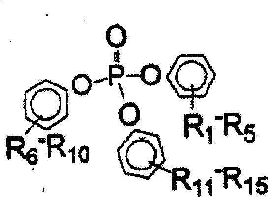 Higher alkylated triaryl phosphate ester flame retardants