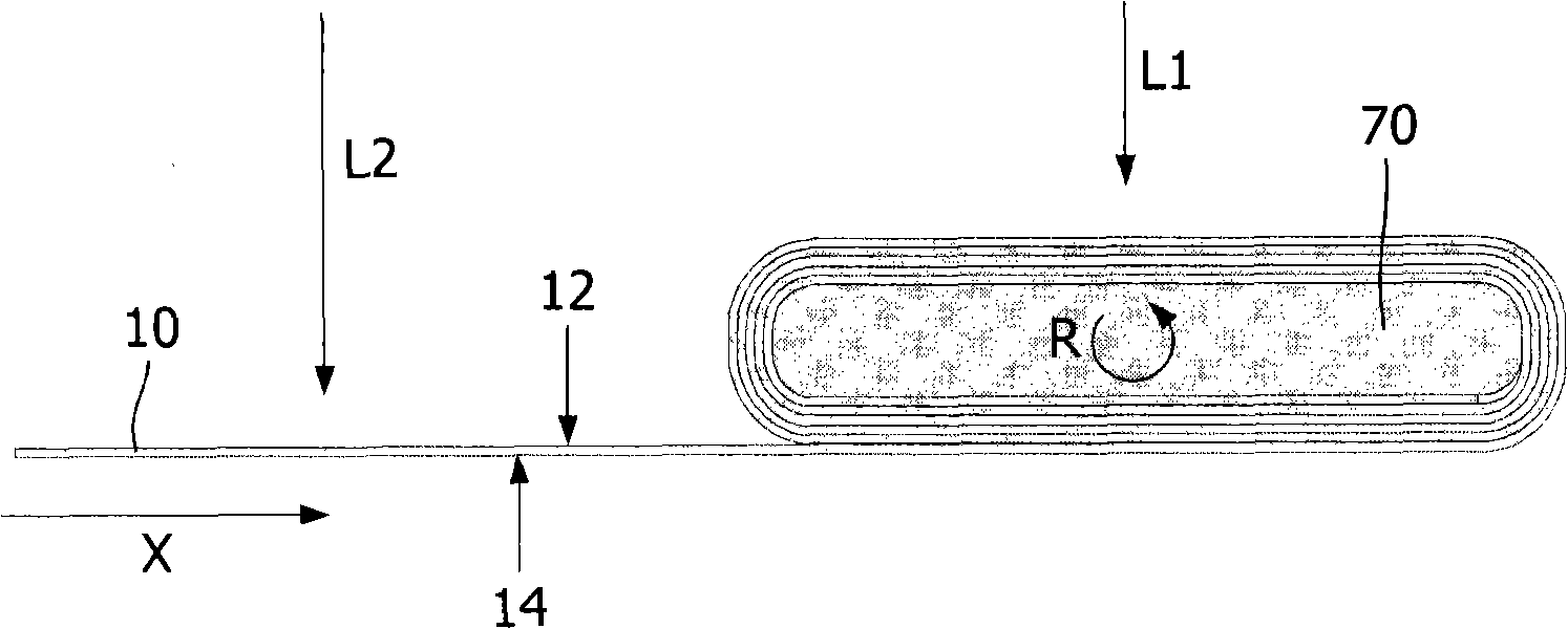 A method of manufacturing a mems capacitor microphone, a stack of foils comprising such a mems capacitor microphone, an electronic device comprising such a mems capacitor microphone and use of the ele