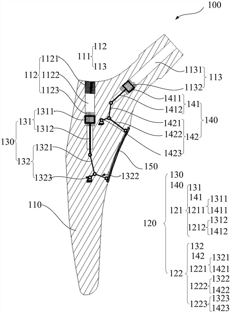 Femoral stem prosthesis and mounting method thereof