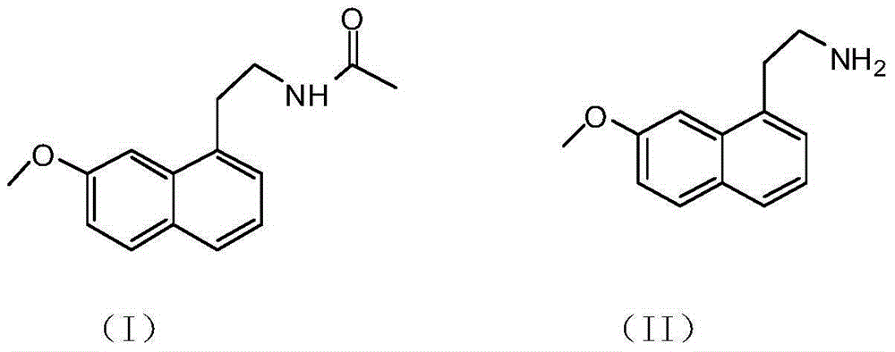 The preparation method of 2-(7-methoxyl-1-naphthyl)ethylamine
