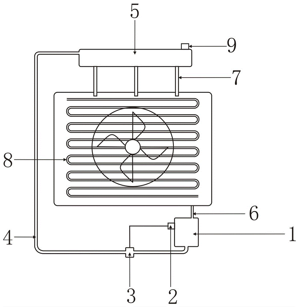 Device capable of improving cooling effect and solving dripping of air conditioner