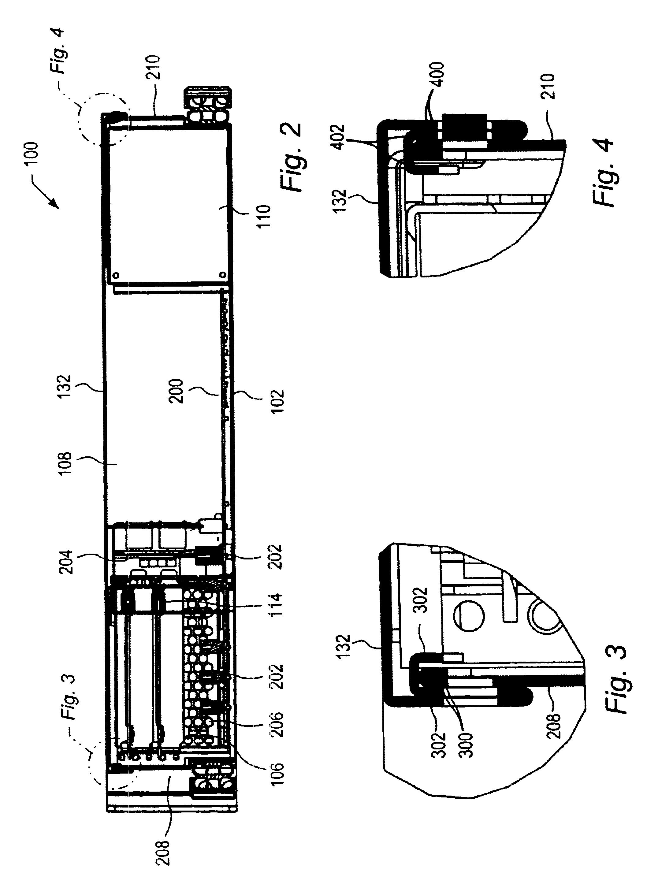Apparatus for containing electro-magnetic interference