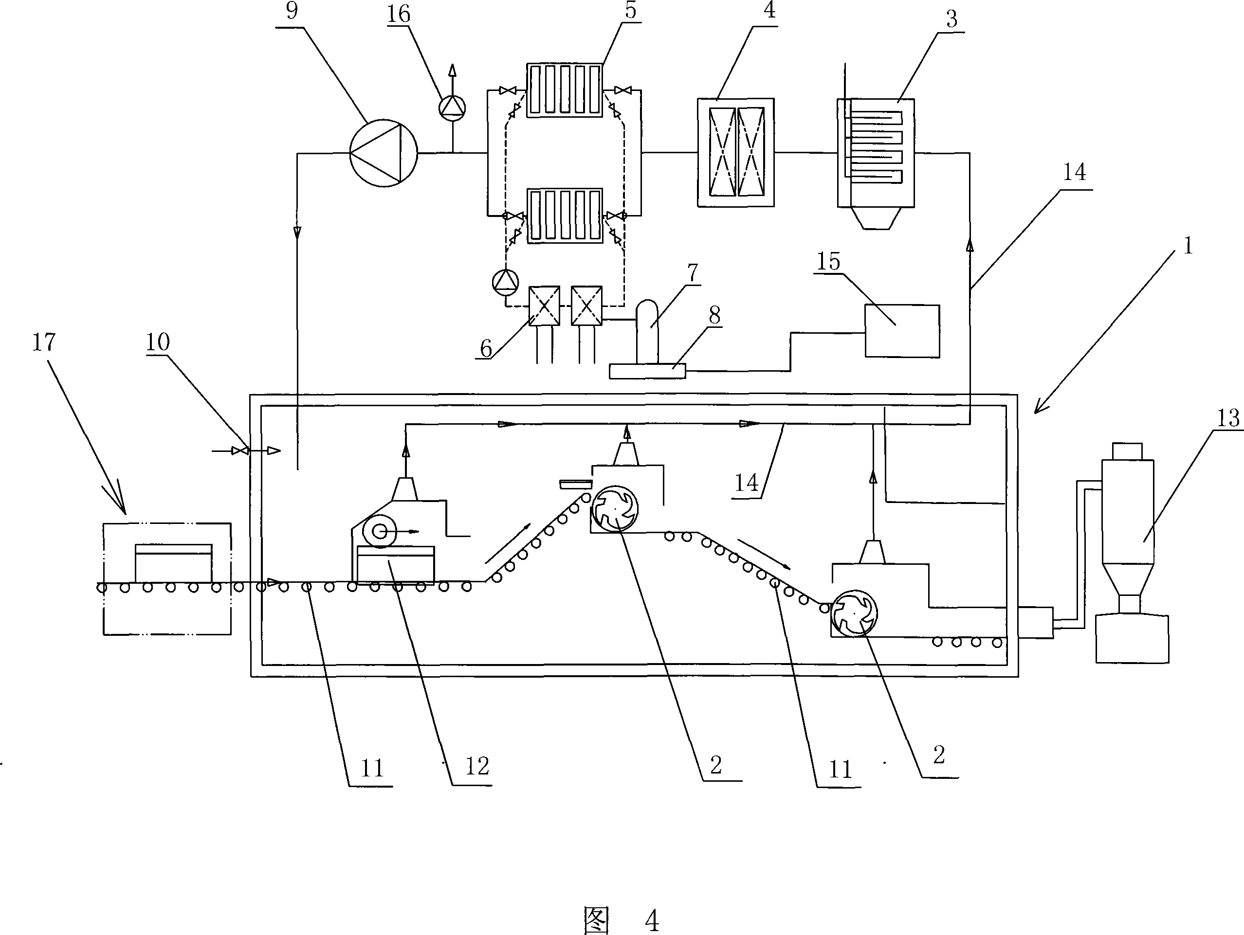 Waste and old electric appliance reclaiming handling system and method