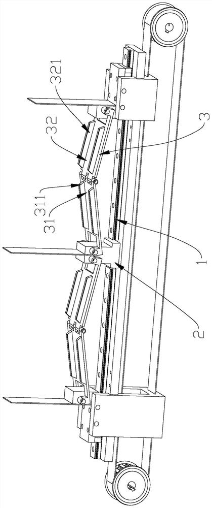 Box packing and sorting mechanism, box packing device and box packing and sorting method