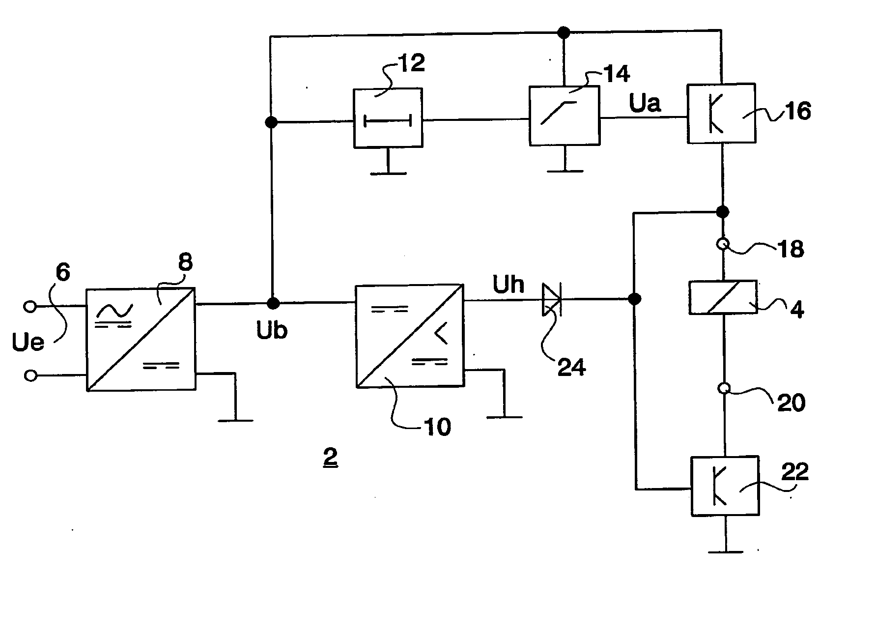 Control circuit for an electromagnetic drive