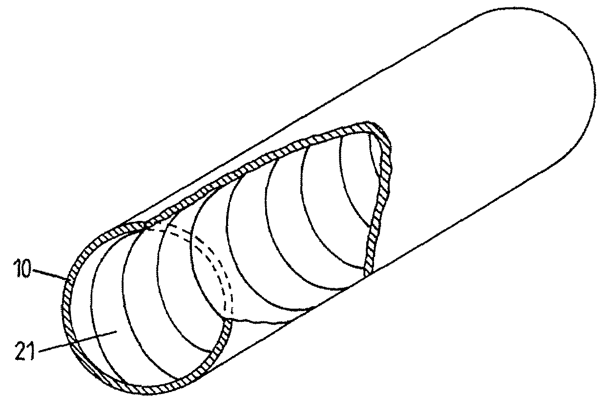 Method of reinforcing an embedded cylindrical pipe