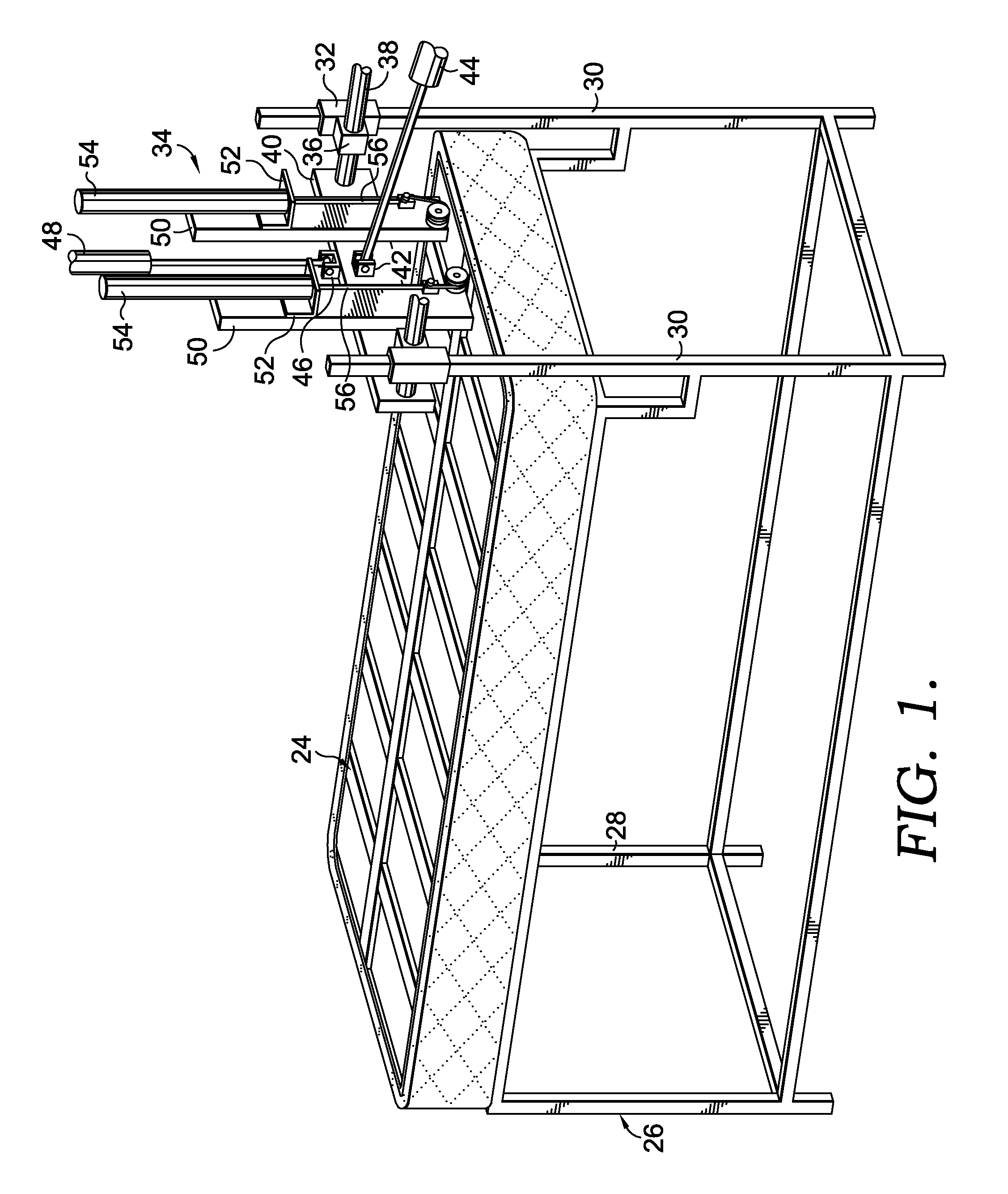 Method for upholstering box springs