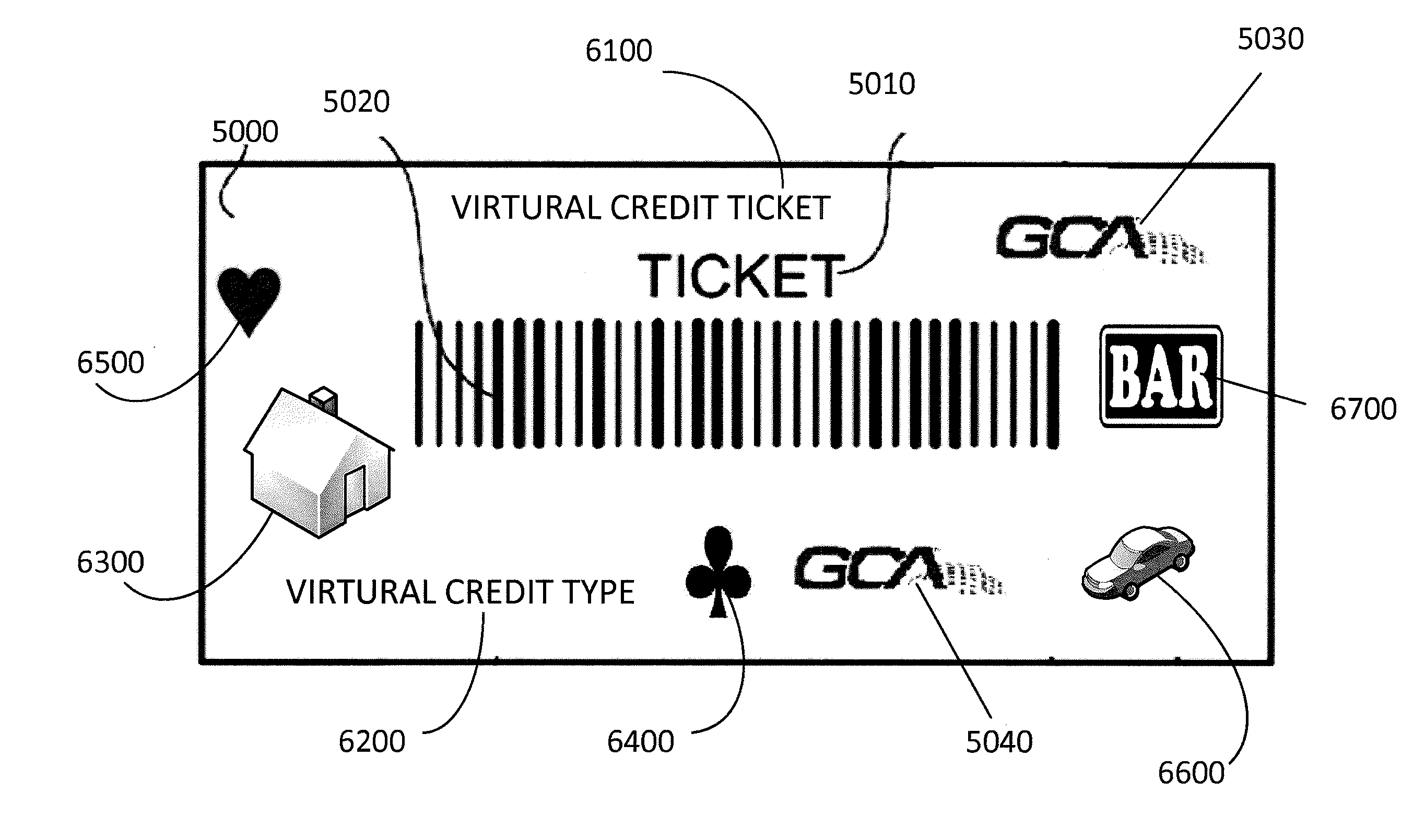 Gaming system and gaming machines utilizing tickets having a feature trigger