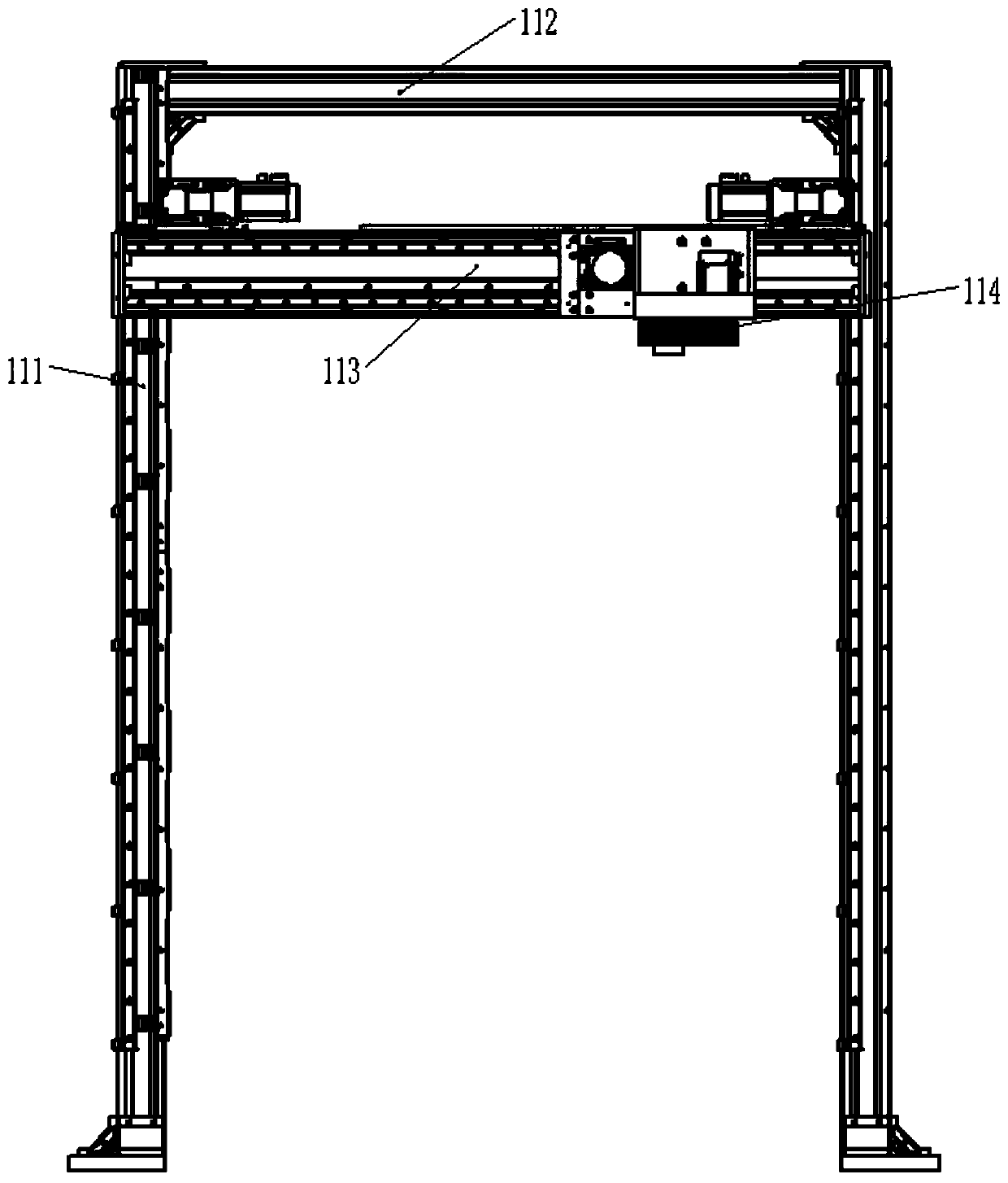 A stacking and unstacking device for automatic transfer of box structures