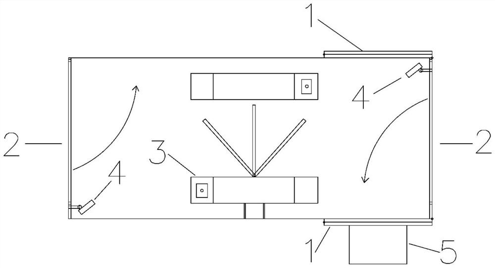 Wharf unattended intelligent frontier inspection pavilion device and operation management and control method thereof