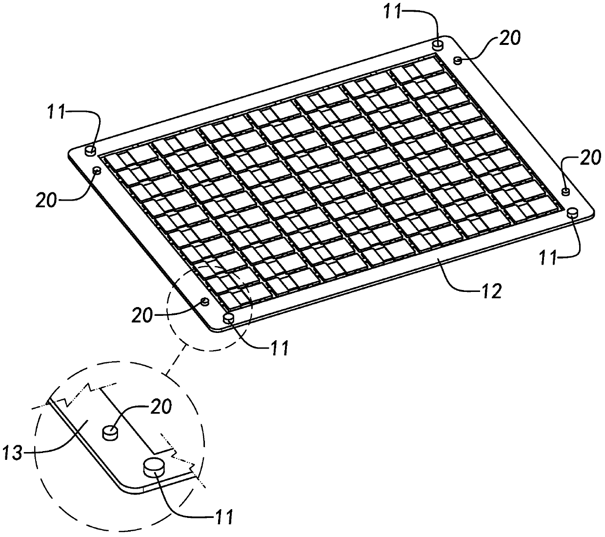 A positioning reference point and method for improving circuit board cutting accuracy