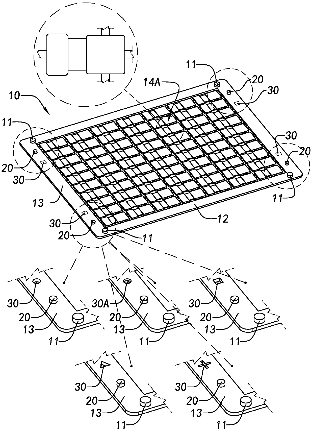 A positioning reference point and method for improving circuit board cutting accuracy