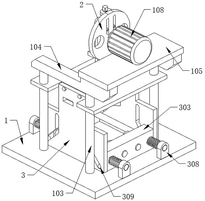 Hole plugging device and process for honeycomb ceramic carrier for tail gas purification of thin-wall diesel engine