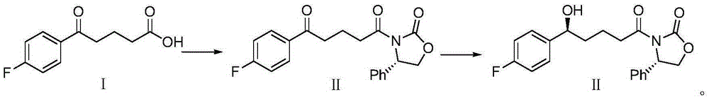 Synthetic method for ezetimibe intermediate