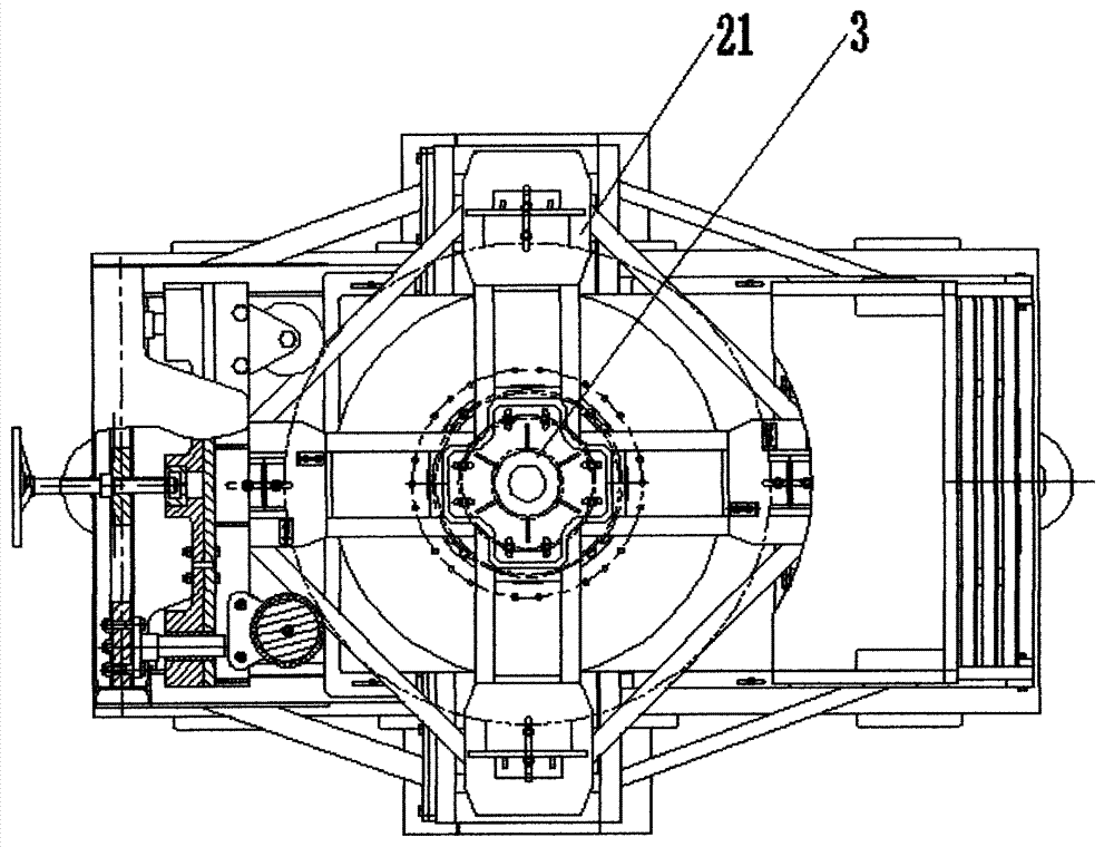 Welding device for welding vertical girth seam of pressure vessel