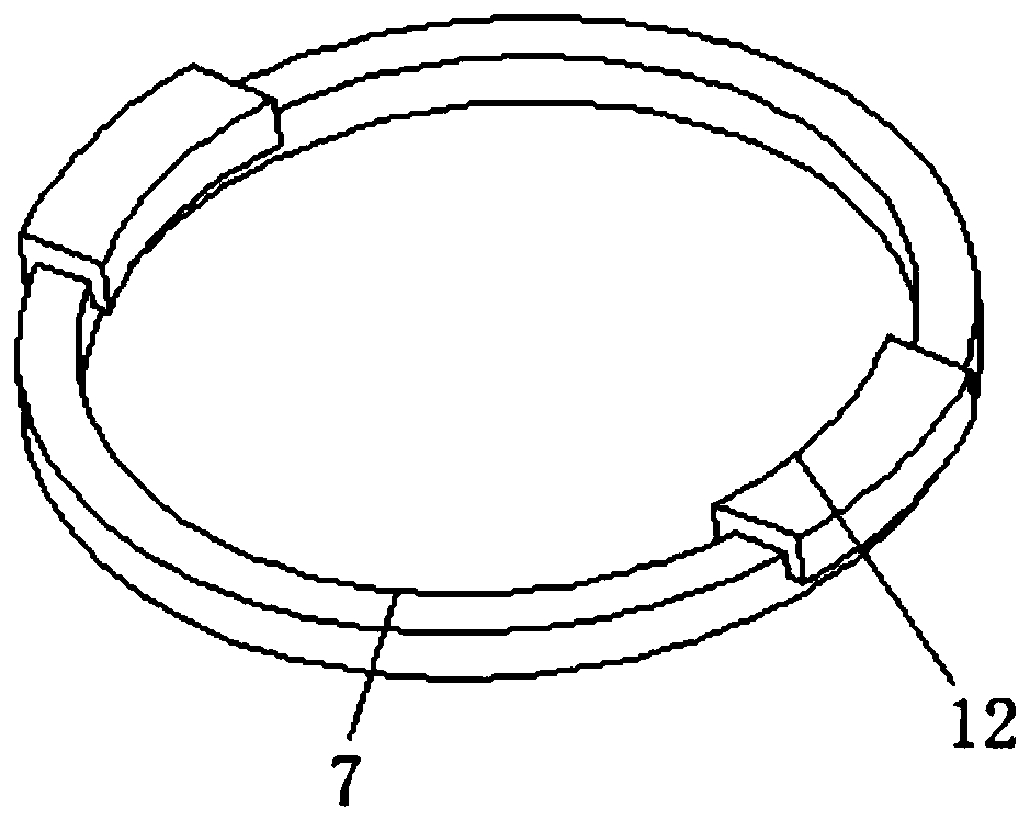 Water washing device for high-purity quartz ore production and processing