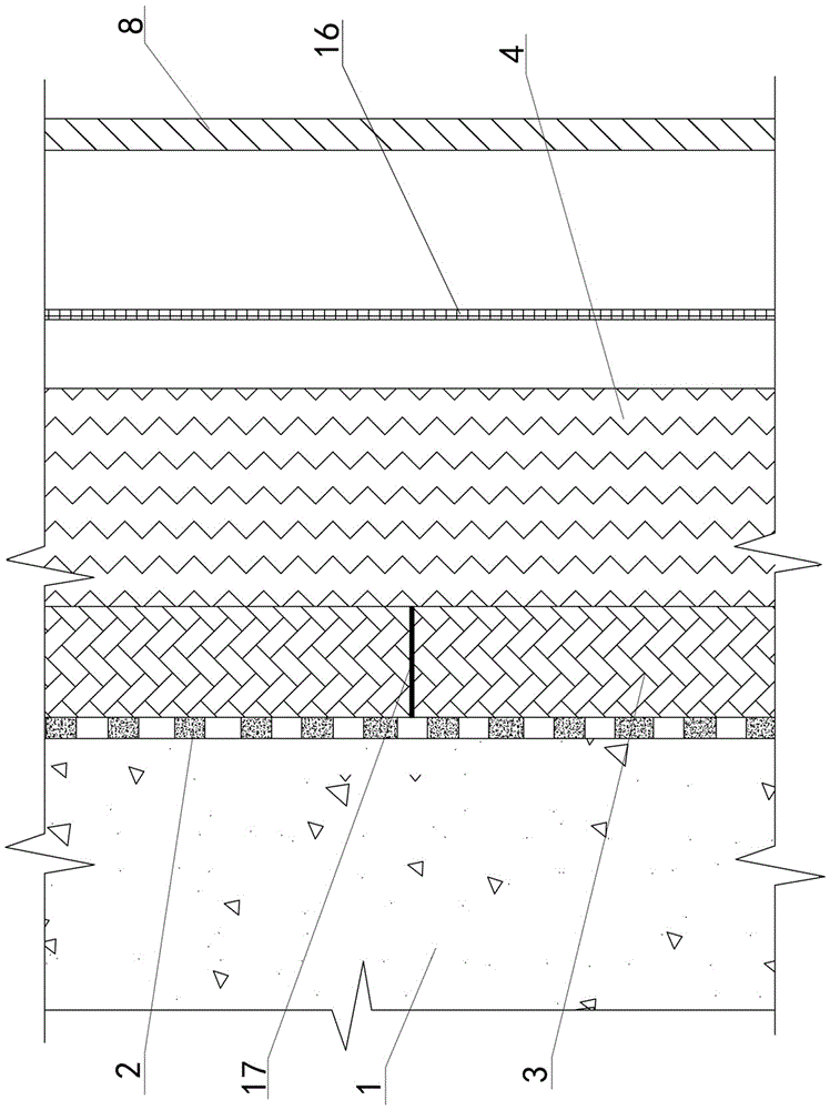 Ultralow-energy-consumption passive building vacuum insulation plate and rock wool composite wall and construction method thereof