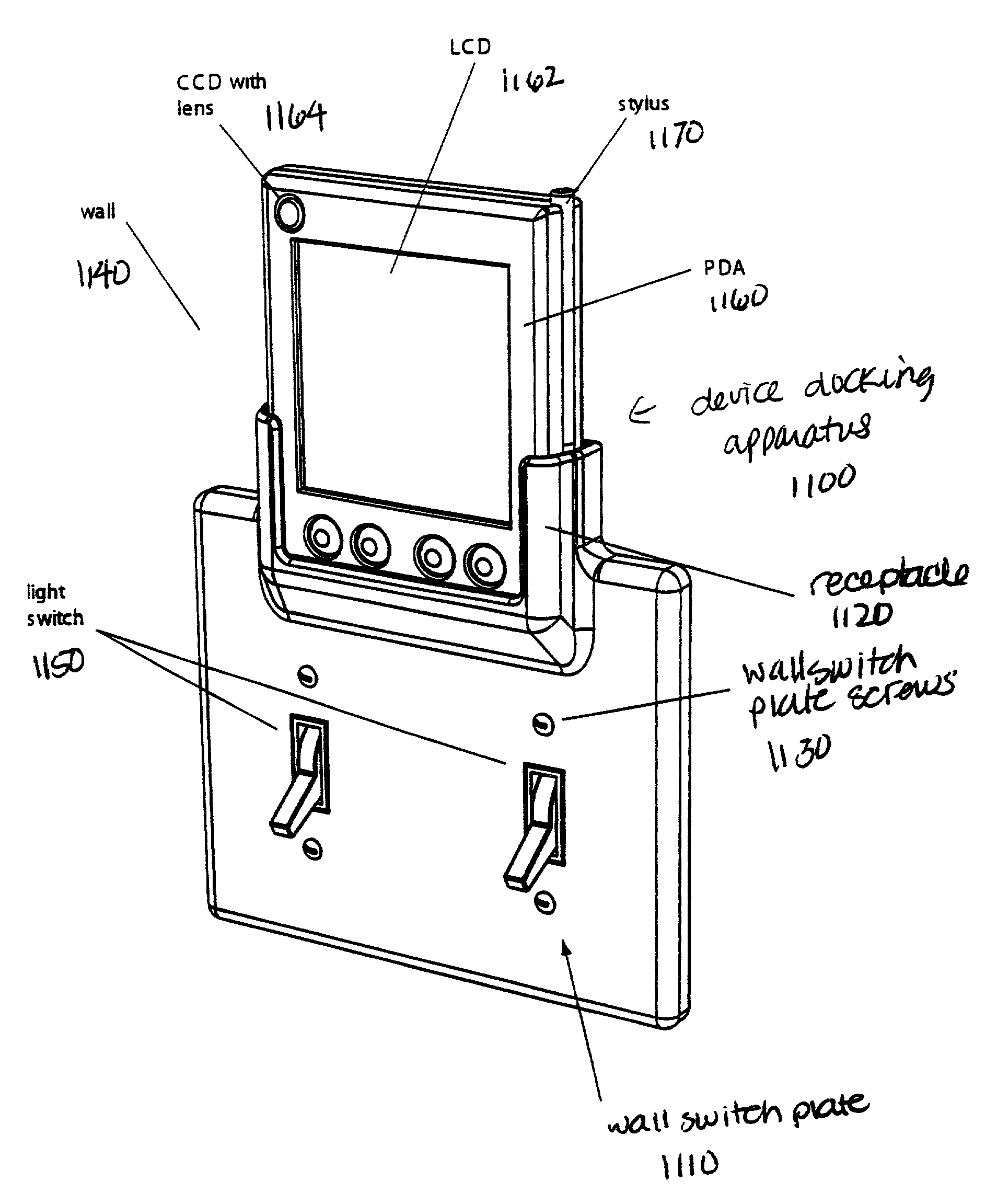 System including a wall switch device and a system including a power outlet device and methods for using the same
