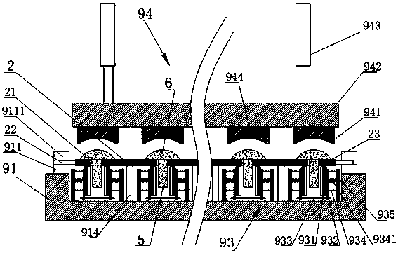 Mushroom shaping and baking device