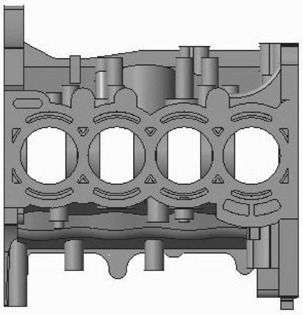 A positioning method of engine cylinder block casting based on machine vision