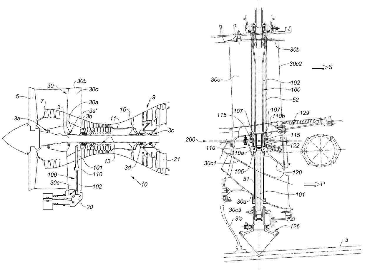 Driveshaft for the gearbox of auxiliary machines of a turbojet engine