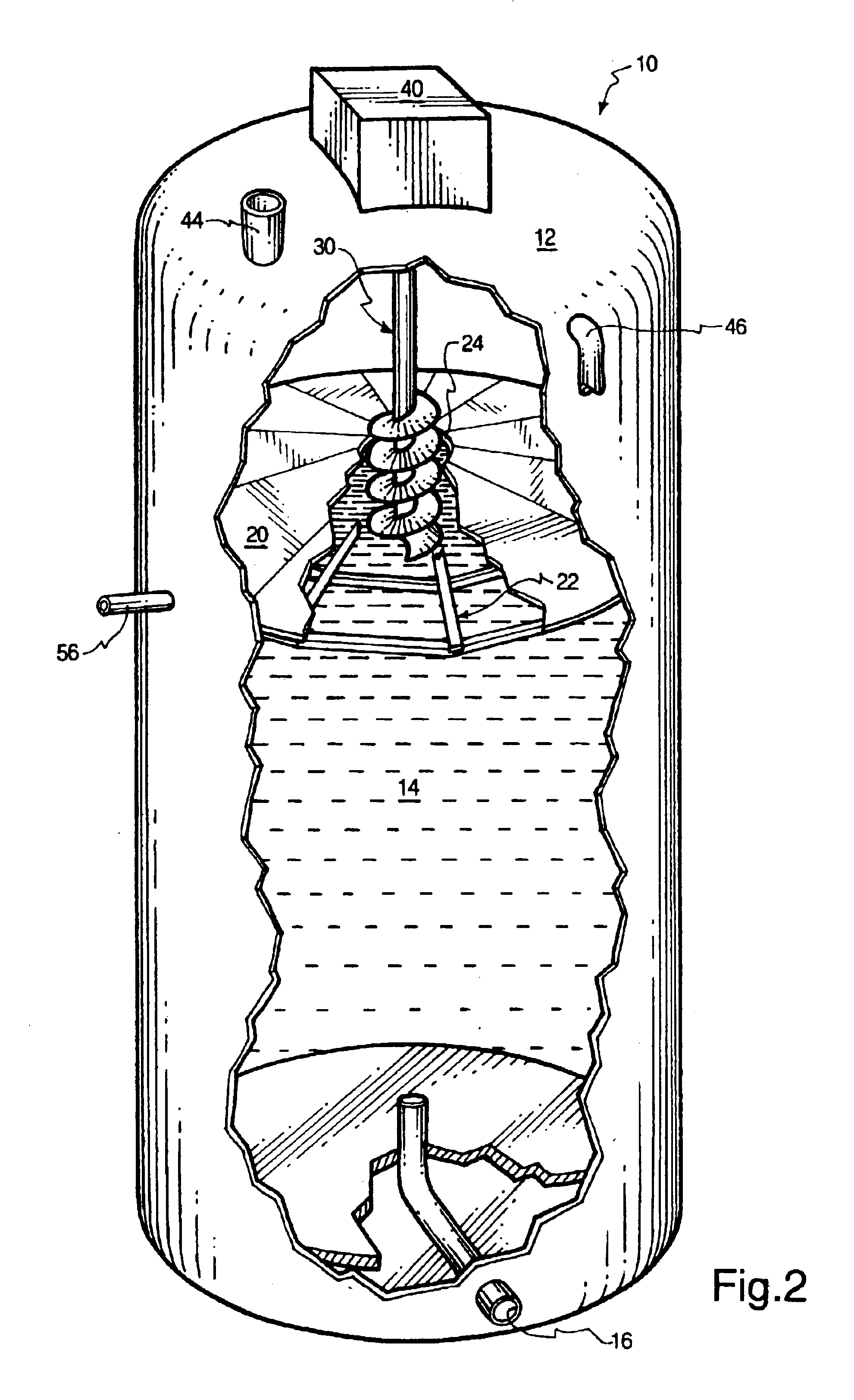 Induced sludge bed anaerobic reactor