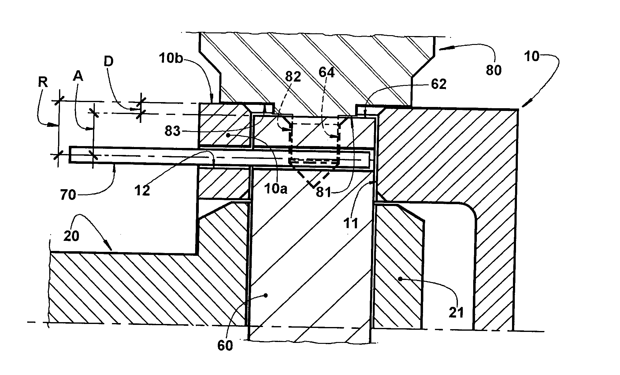 Mounting arrangement for a piston-connecting rod assembly in a refrigeration compressor