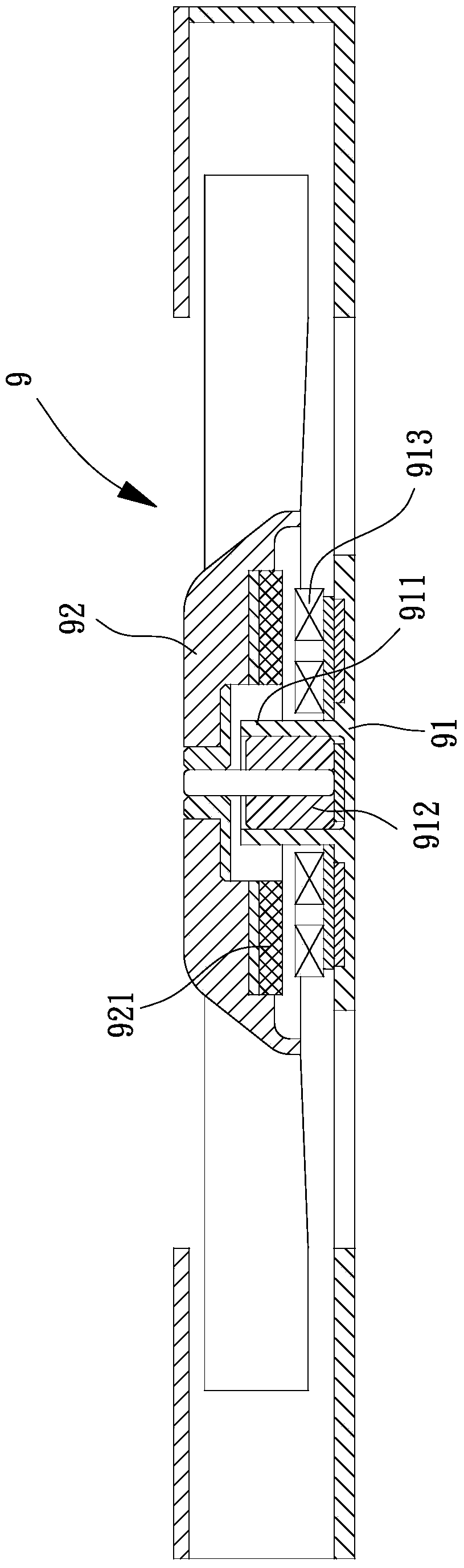 Axial induction motor and axial induction fan