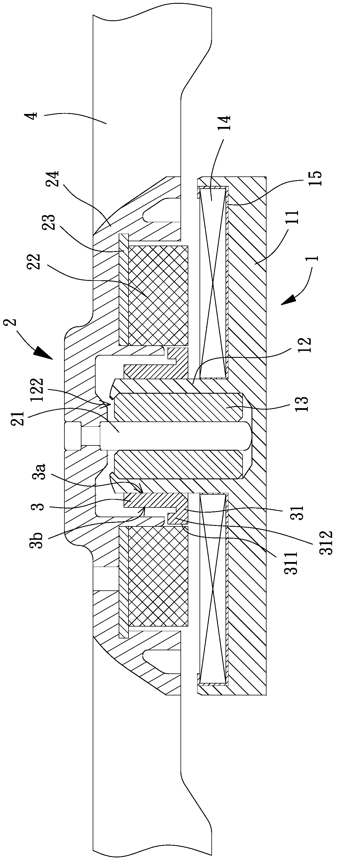 Axial induction motor and axial induction fan