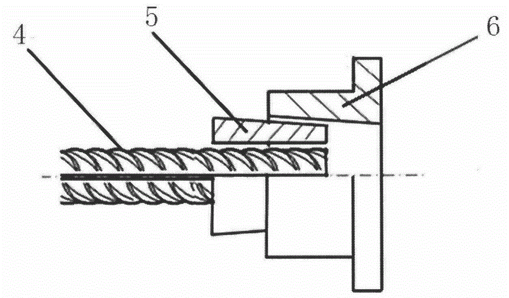 Anchoring device for taper sleeve-locking reinforcements and anchoring method thereof