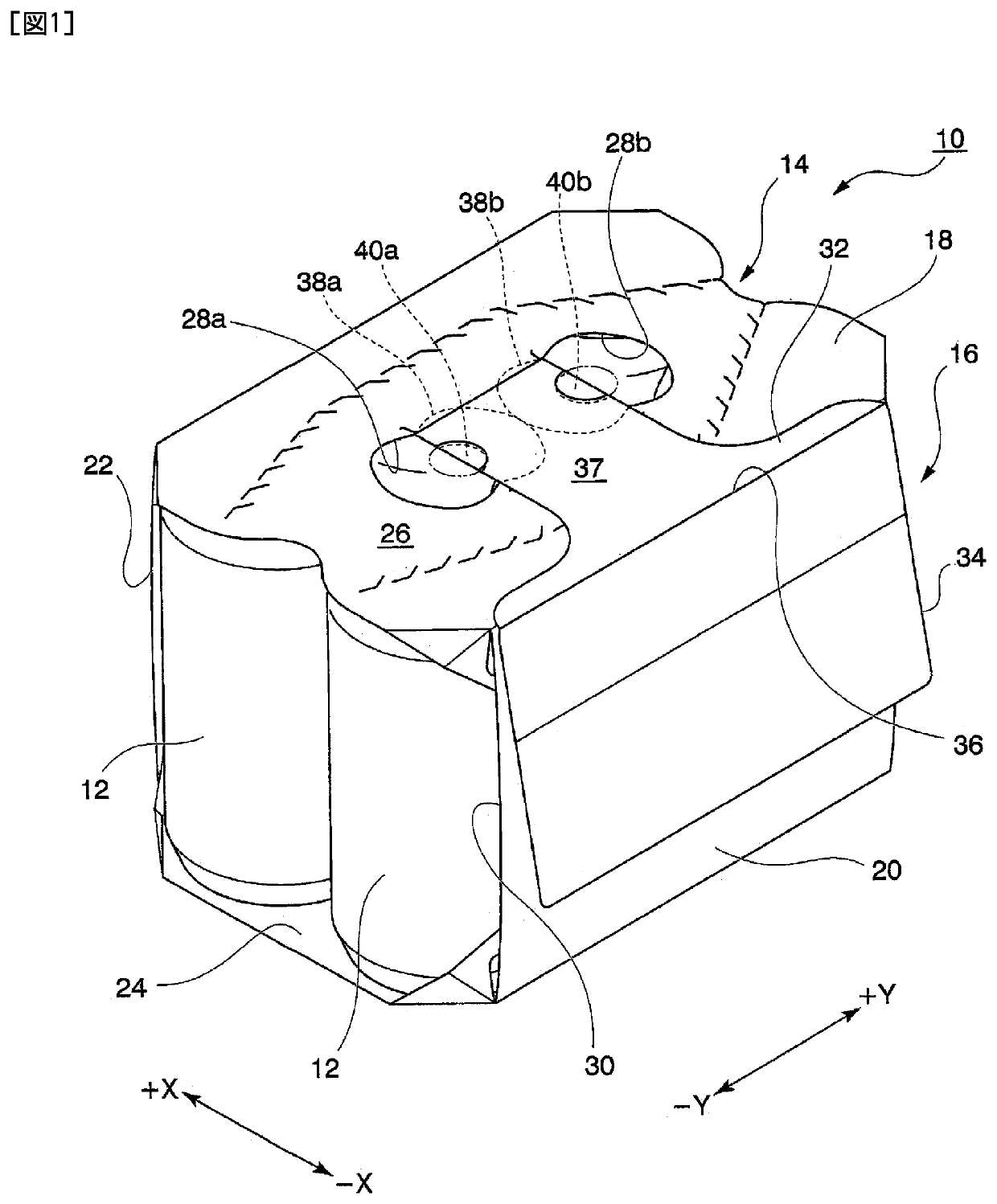 Suspension Device, and Package