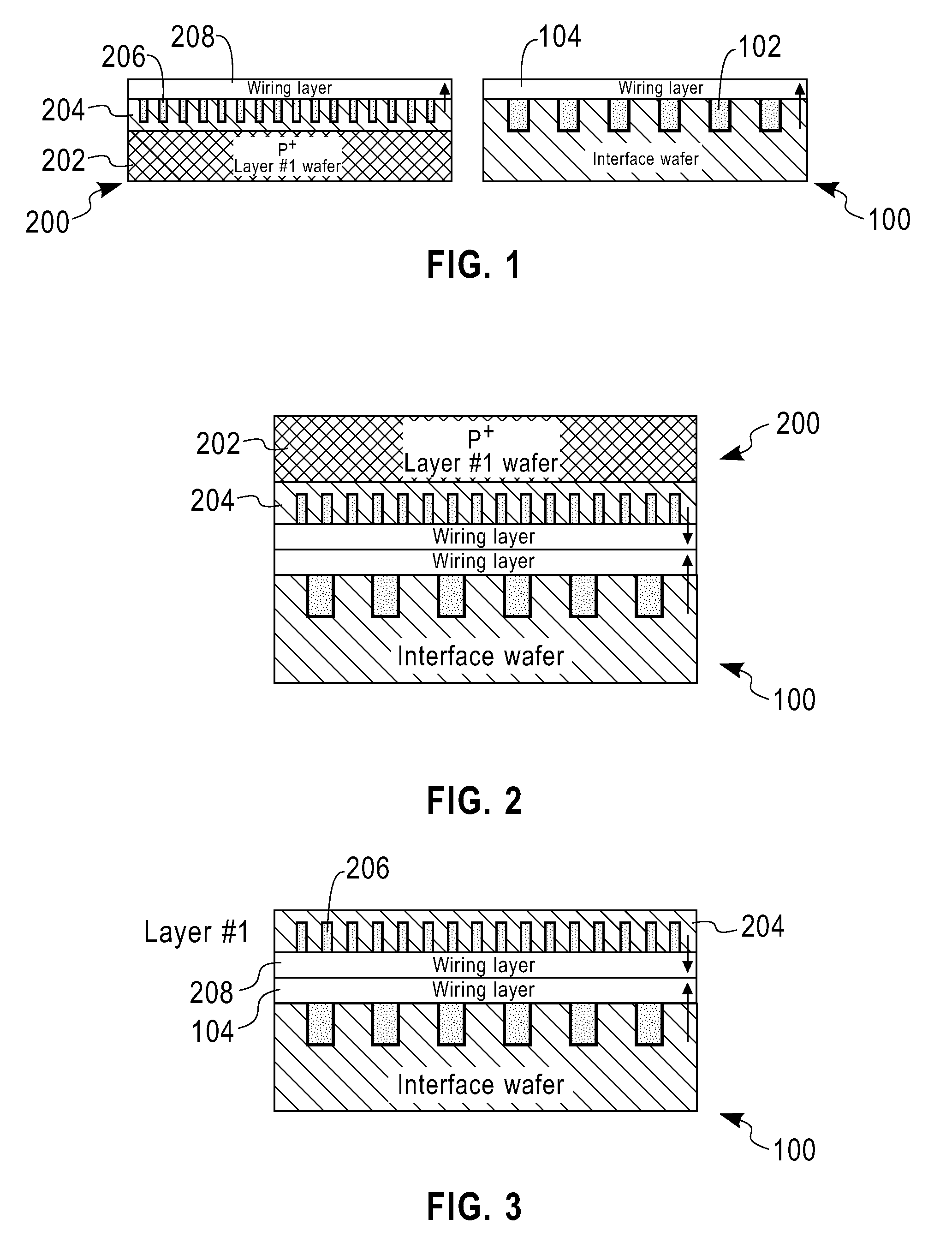 3D integrated circuit device fabrication using interface wafer as permanent carrier
