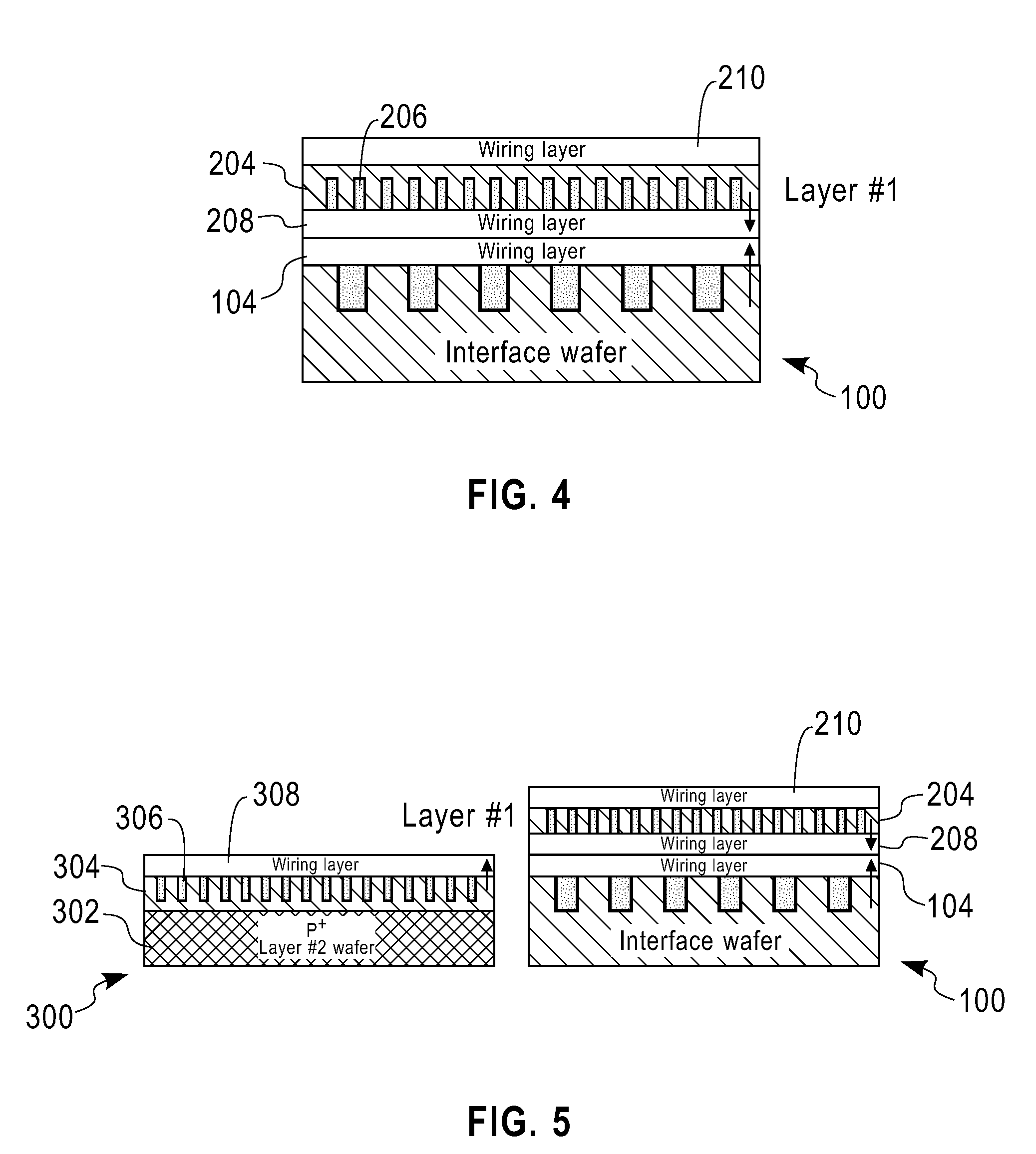 3D integrated circuit device fabrication using interface wafer as permanent carrier