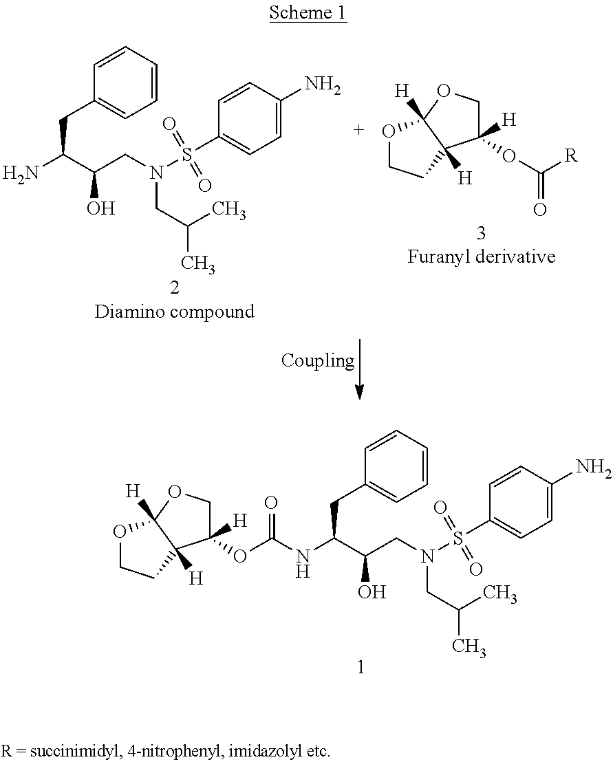 Process for preparation of darunavir and darunavir ethanolate of fine particle size