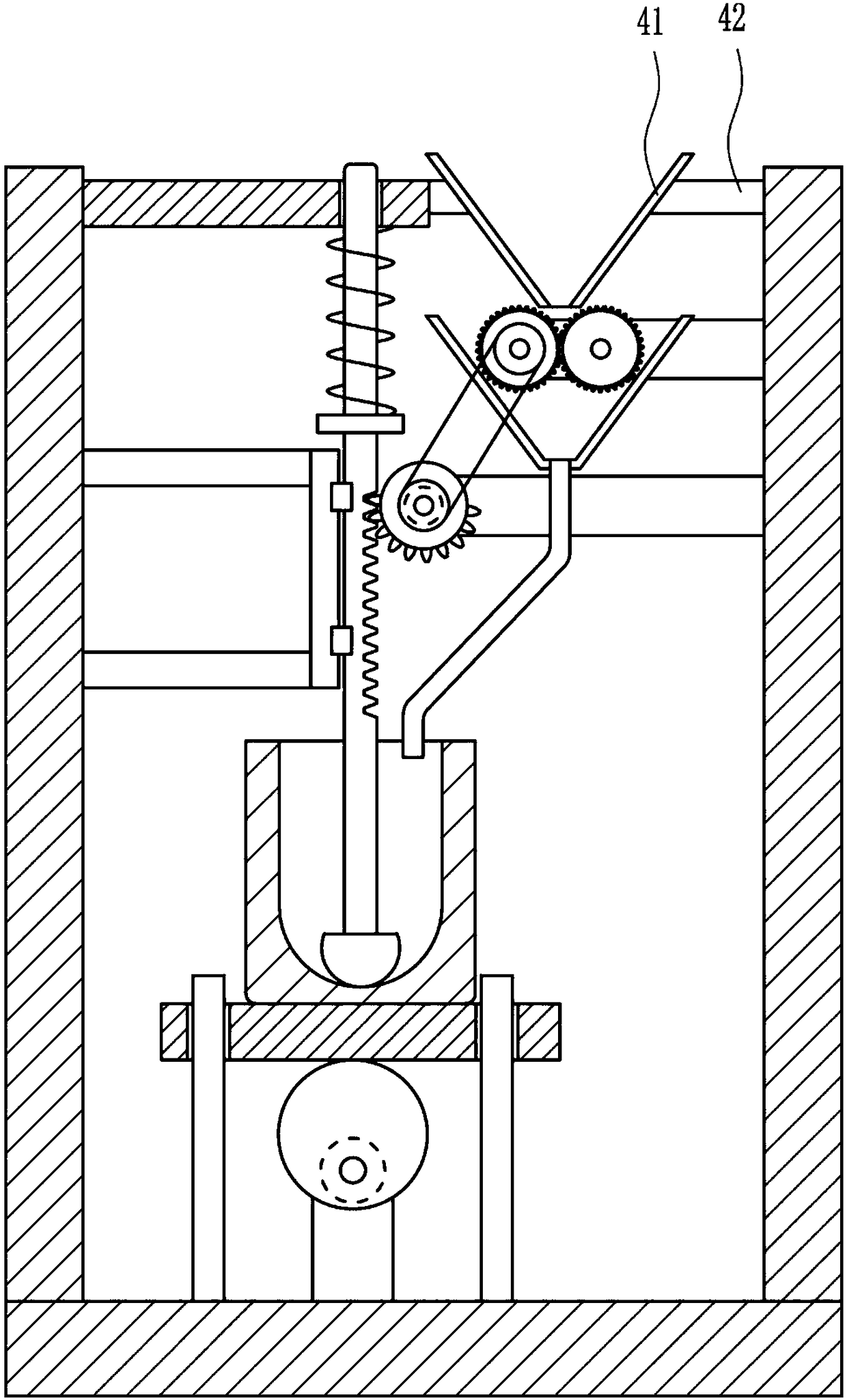 Tablet batch crushing device for pediatric pharmacy