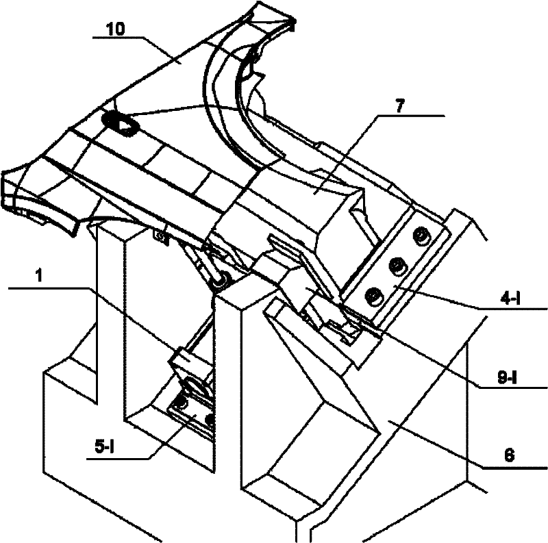 Cylinder driven returning mechanism for side flanging and side reshaping of automobile mold