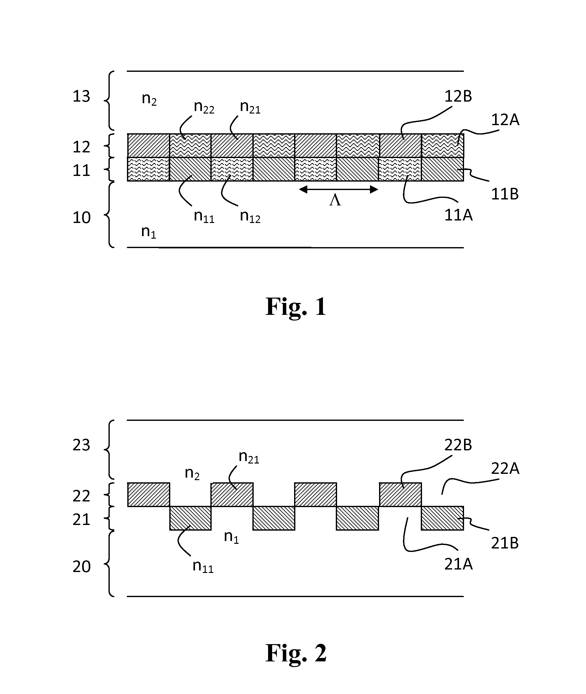 Optical device with diffractive grating